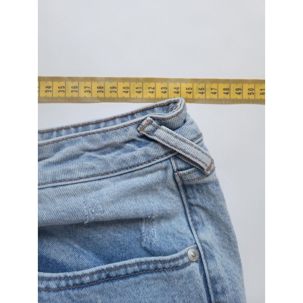 Cleo & Wolf High Rise Bootcut Lightwash Jeans Size 34 x32 Festival Bohemain - Picture 5 of 10